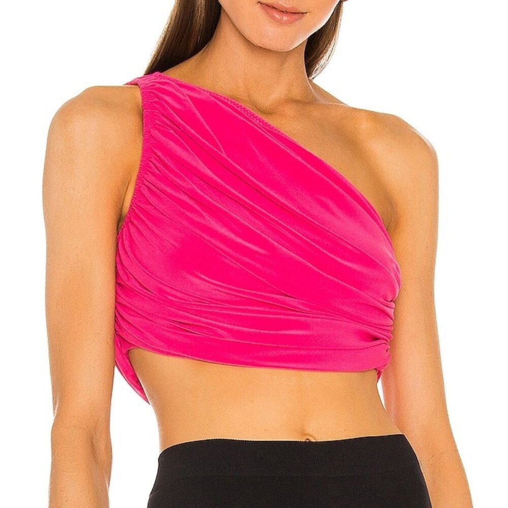 Norma Kamali x REVOLVE Diana Top - Rose - Size Small